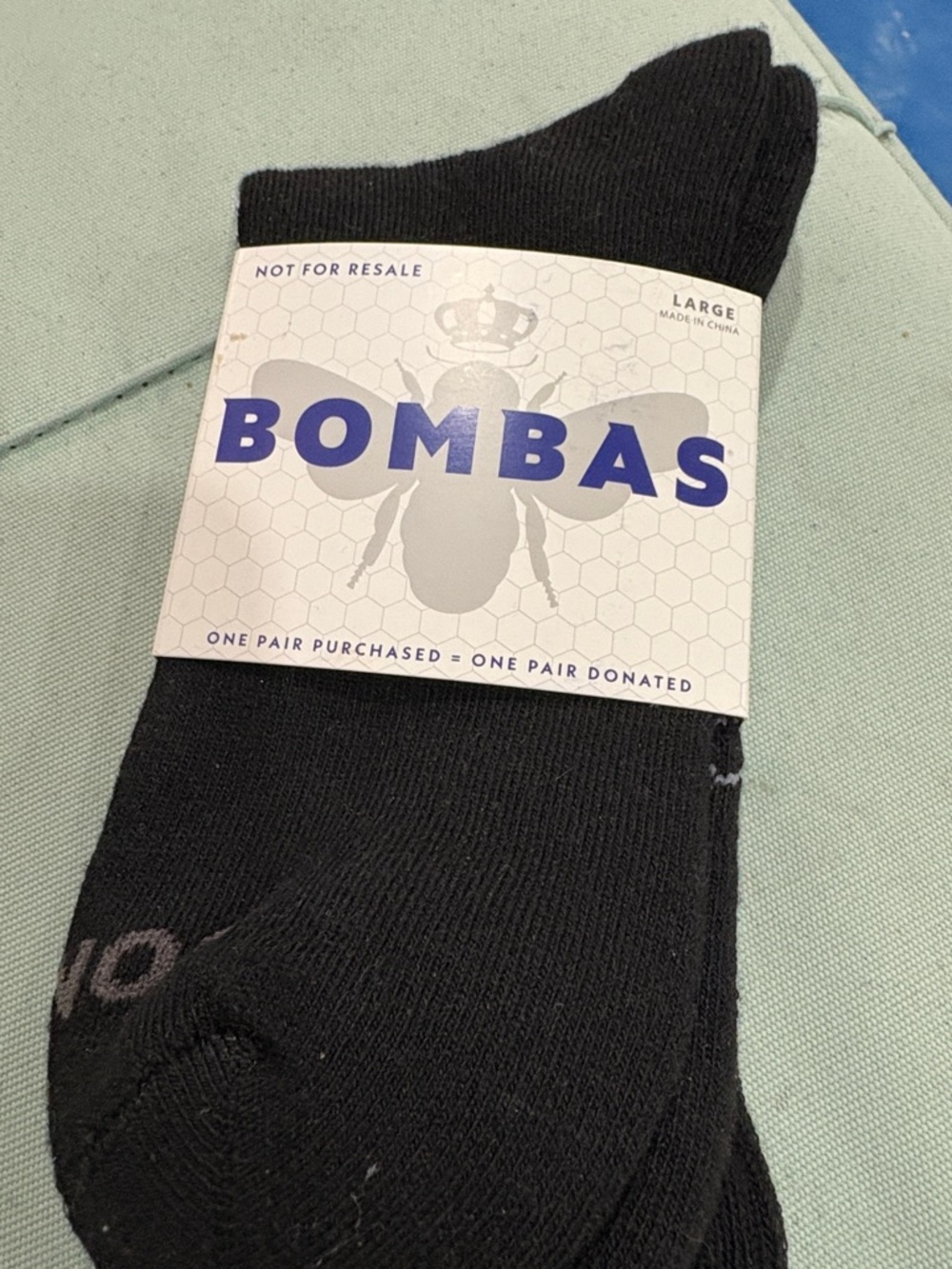 Bombas Black Low-Cut Men's Socks